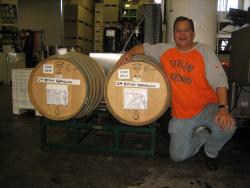 Our Whitehawk Syrah is in Barrel!