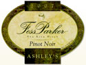 Fess Parker Pinot Noir Label