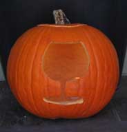 Wine Glass Pumpkin Caving