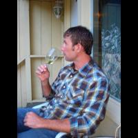 Porch pounding wine for the Russian River.