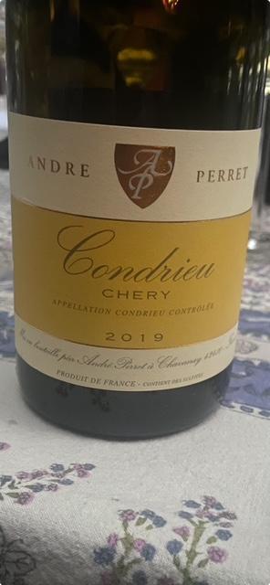 2019 André Perret Condrieu Chery, France, Rhone, Wine Review