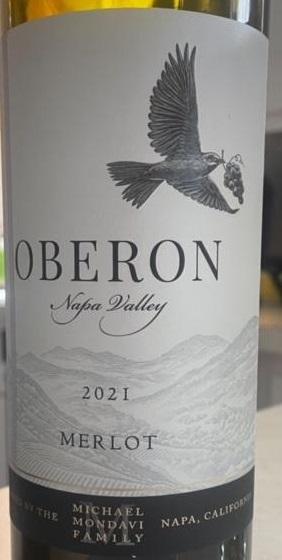 Oberon Wines - 2020 Napa Valley Merlot