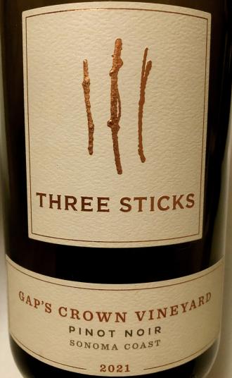 Three Sticks Pinot Noir, Sonoma Ciast