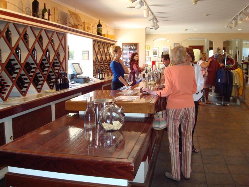 Charles Krug Tasting Counter