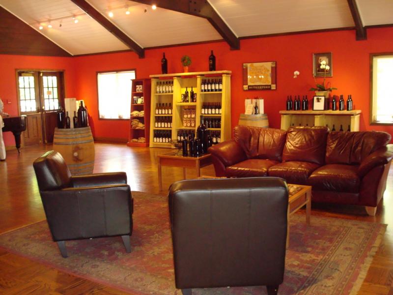 Inside the tasting room