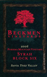 Find Beckman Syrah