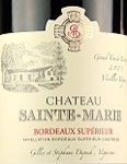 Buy Chateau Sainte Marie Bordeaux Supérior