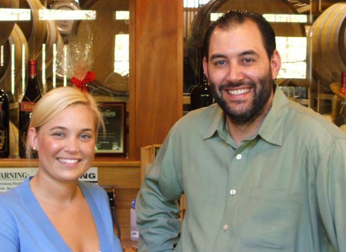 Brittany Mobley and Geoff Wharton of ZD Winery