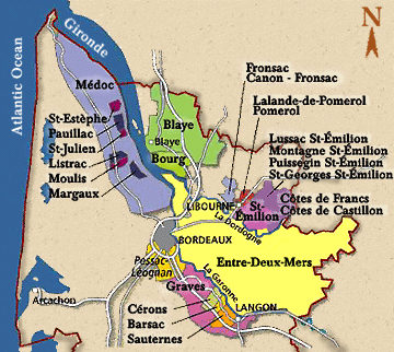 Bordeaux Map